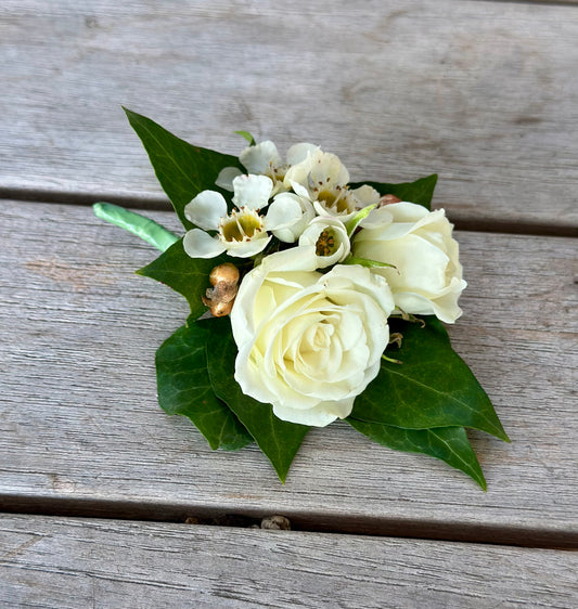 Snow Spark buttonhole