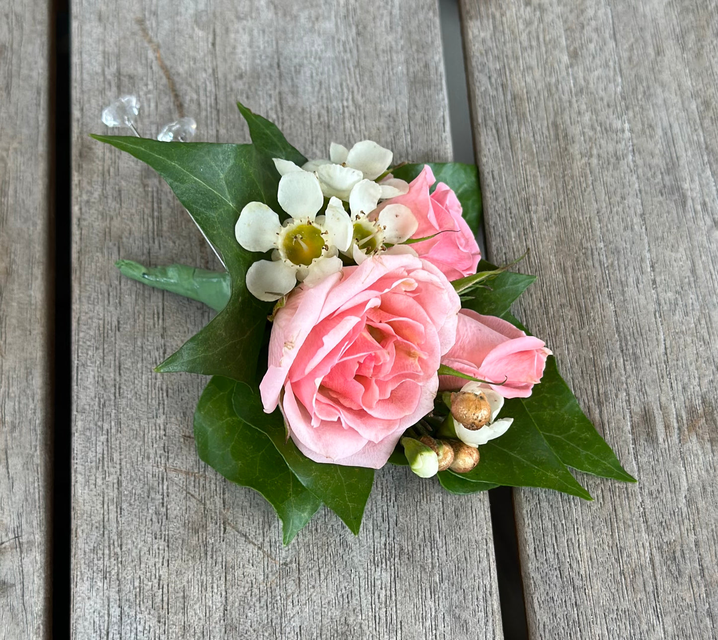Blush Spark Buttonhole