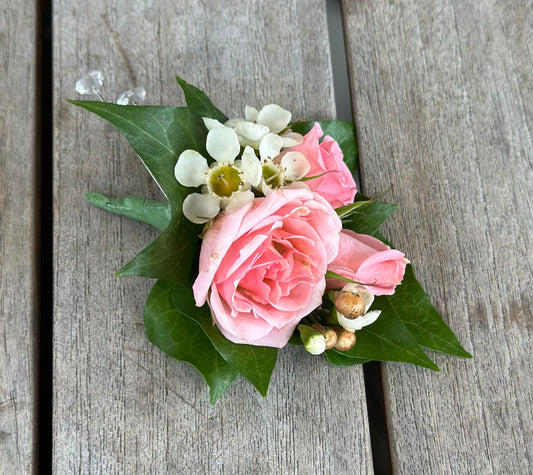 Blush Spark Buttonhole