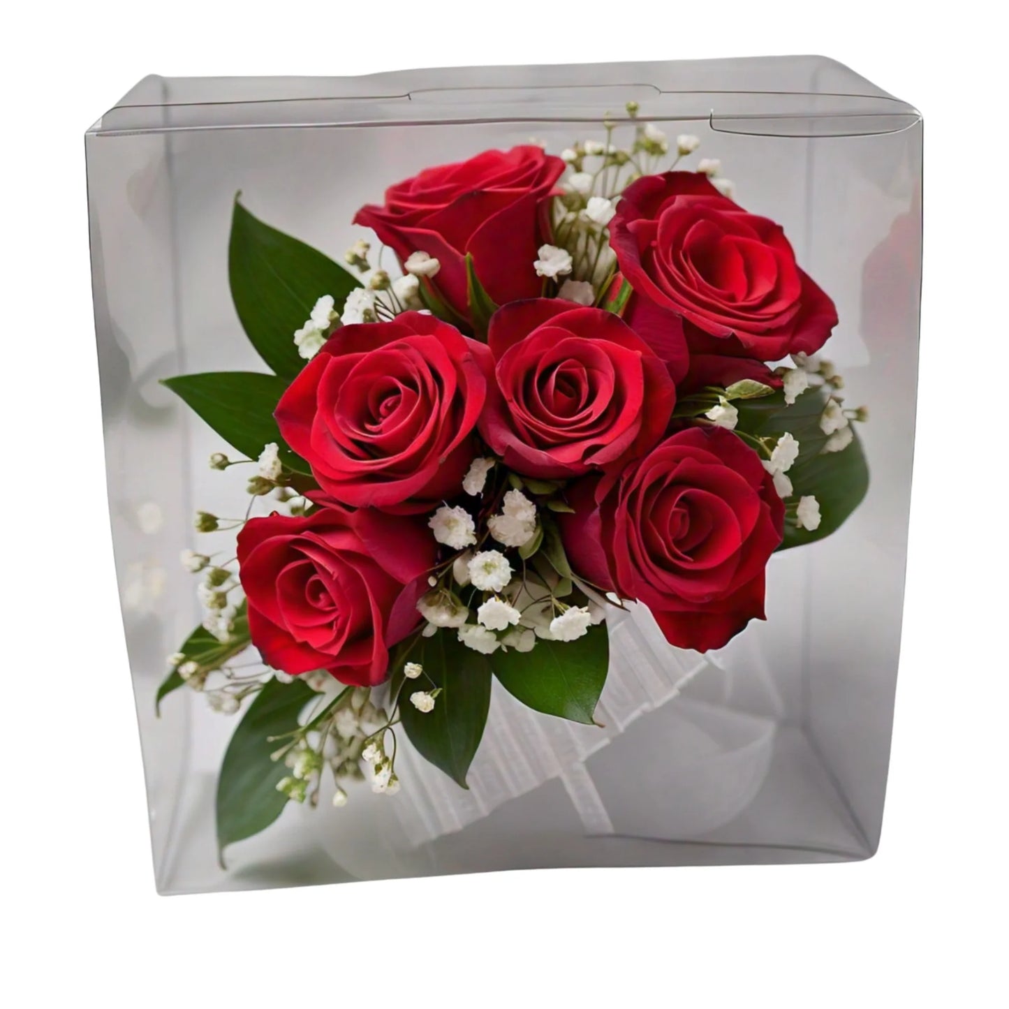 Cherry Puff Corsage and Buttonhole