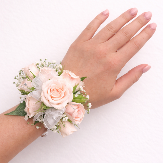 Signature Blush Rose Corsage