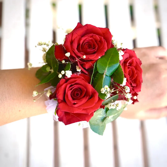 Cherry Puff Corsage