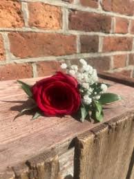 Cherry Puff Buttonhole