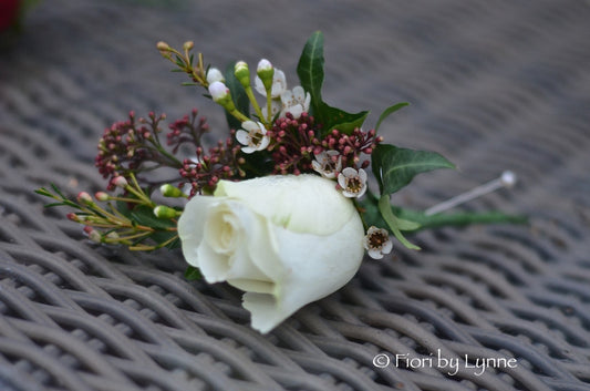 Snow Spark buttonhole