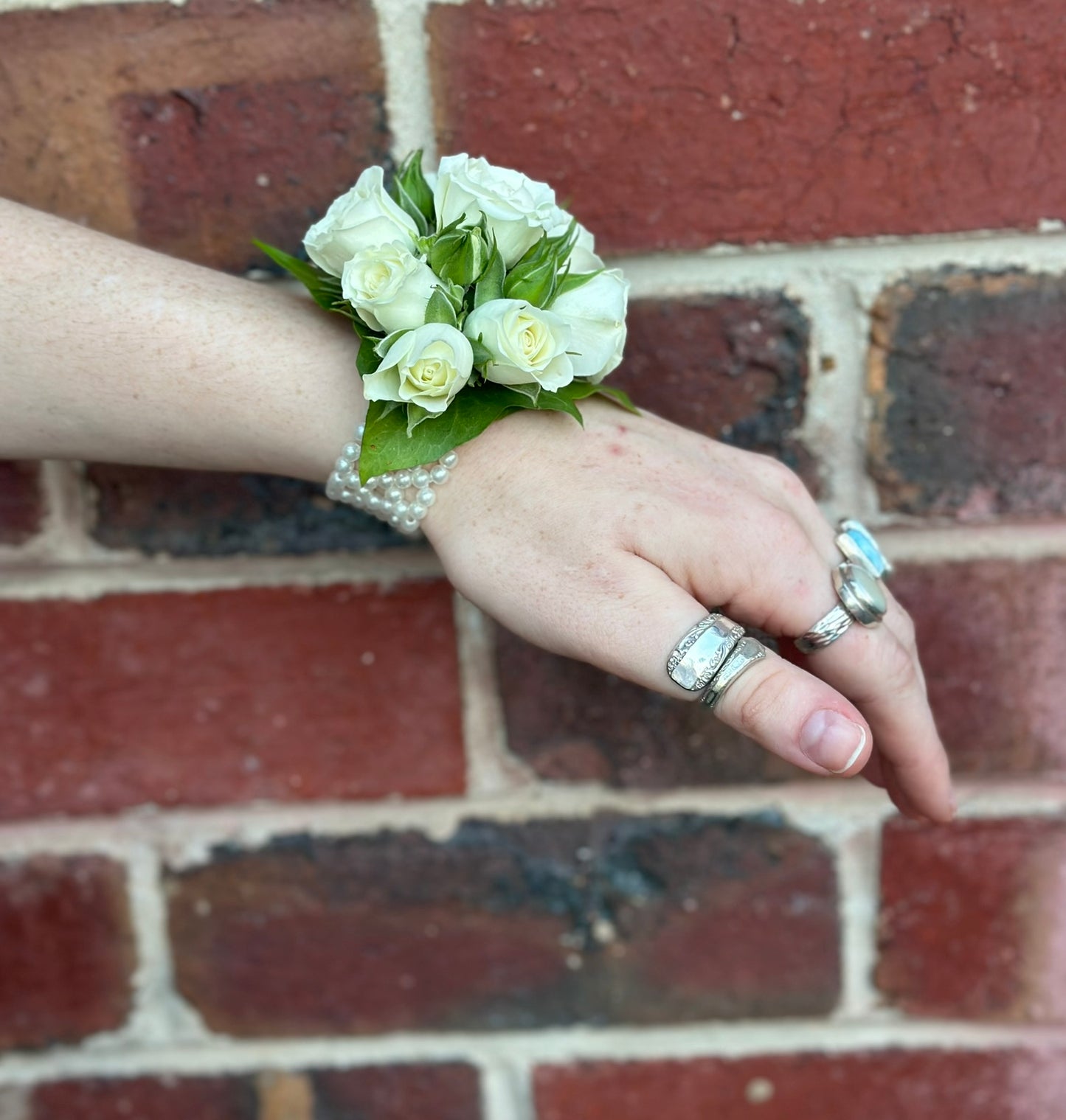 Snow Sprout Corsage