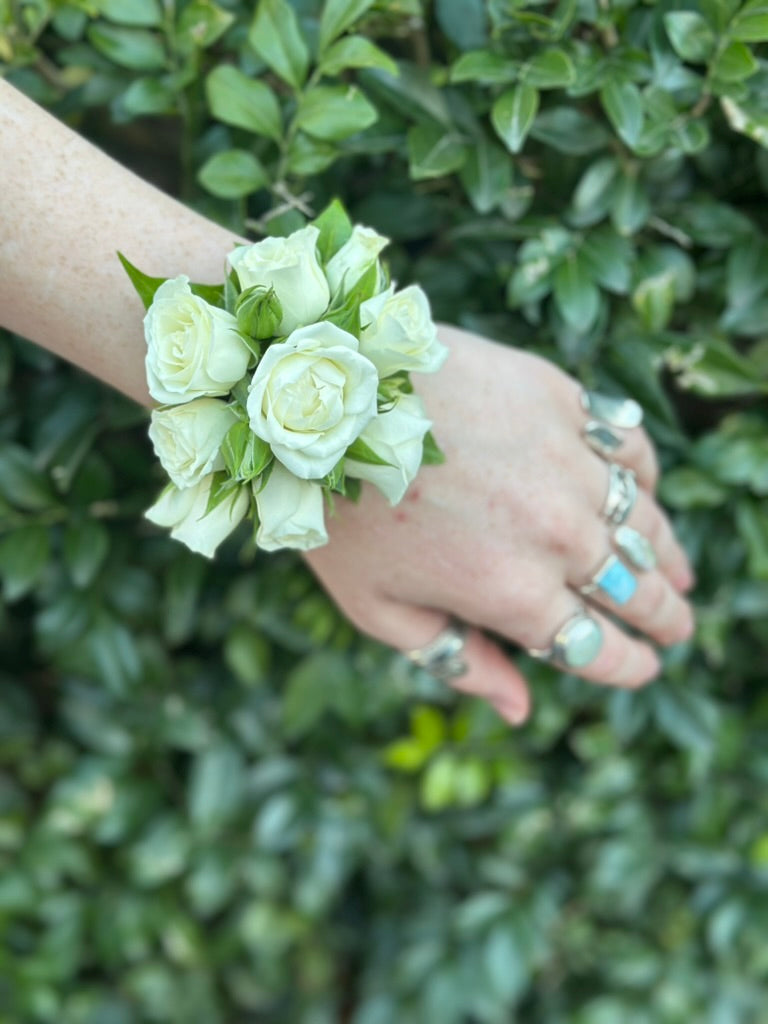 Snow Sprout Corsage