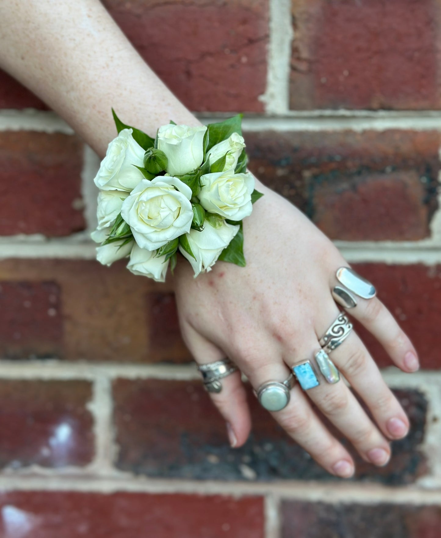 Snow Sprout Corsage