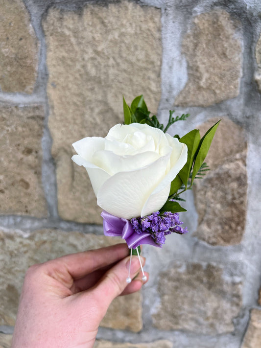 Snow Twilight Buttonhole